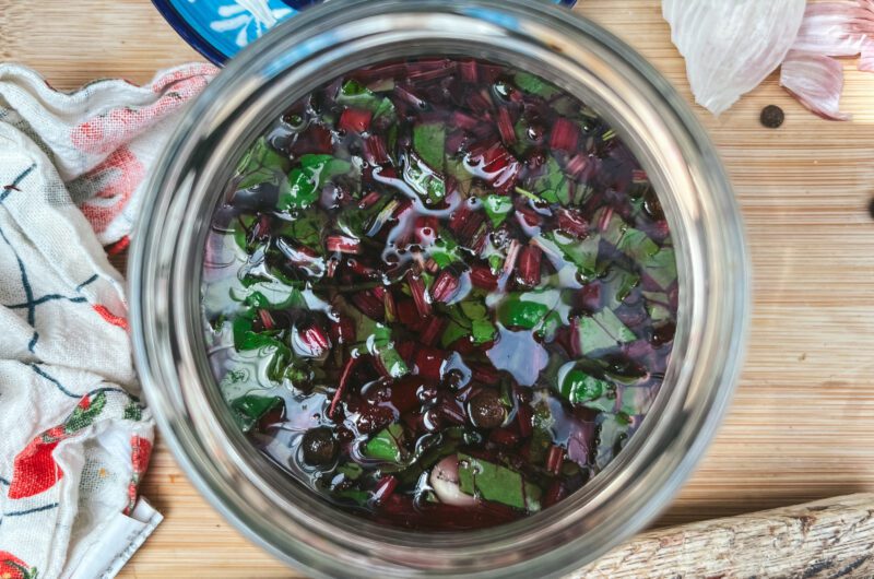 Young beetroot ferment for Botwinka soup