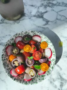 fermented tomato salad