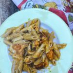 squash and leek pasta