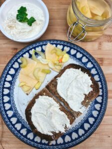 swede, celery, garlic ferment