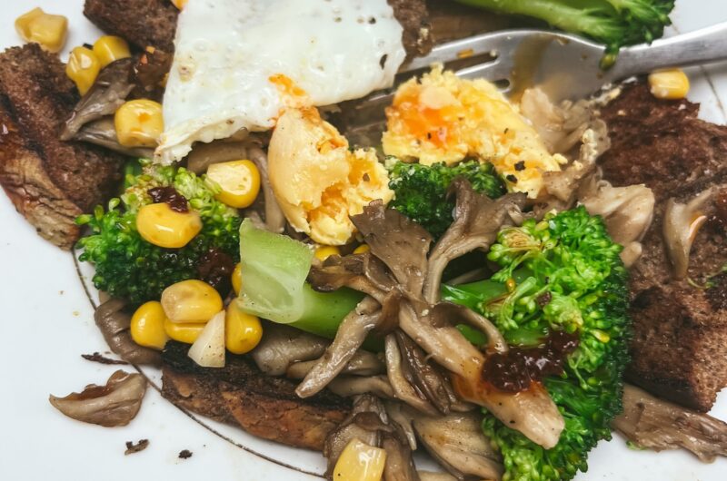 A comforting, warm salad for cold, Winter days