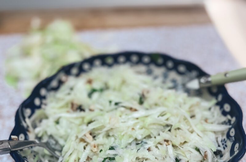 Kohlrabi slaw for Midsummer