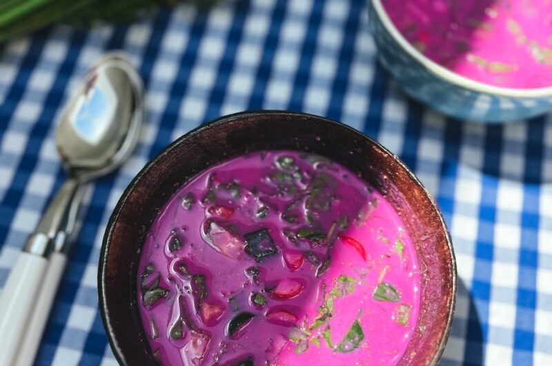Super quick fermented beet summer soup - Chłodnik