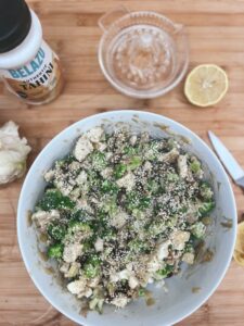 broccoli and tahini salad