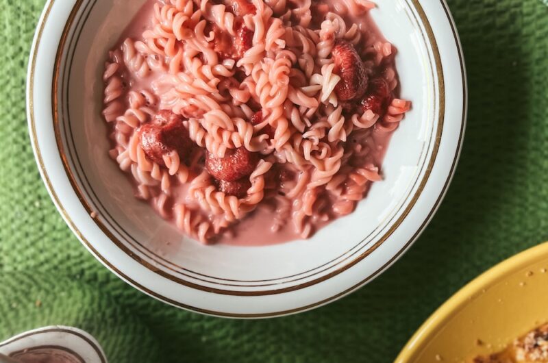 The iconic Polish pasta with strawberries